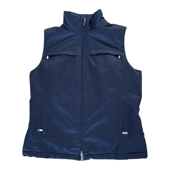 Ralph Lauren Golf Vest Womens SMALL Navy Blue Activewear Performance Classic - Picture 1 of 13